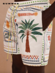 Tropical Print Swim Shorts – Resort Edition