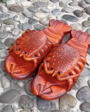 The Lobster Slide™ – Statement Comfort Slippers